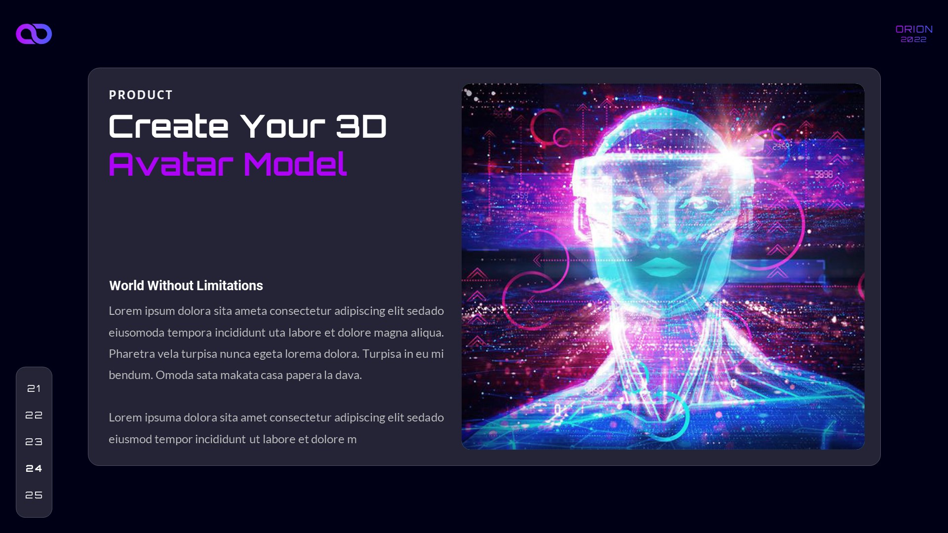 Orion - Metaverse & Virtual Reality PowerPoint Template, Presentation ...